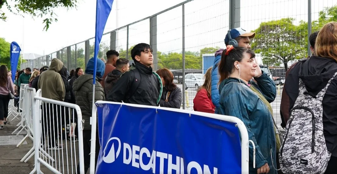 Decathlon rompió récords en su inauguración en la Argentina y lideró las ventas mundiales en el debut